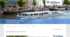 Desktop Screenshot of cityschifffahrt.de